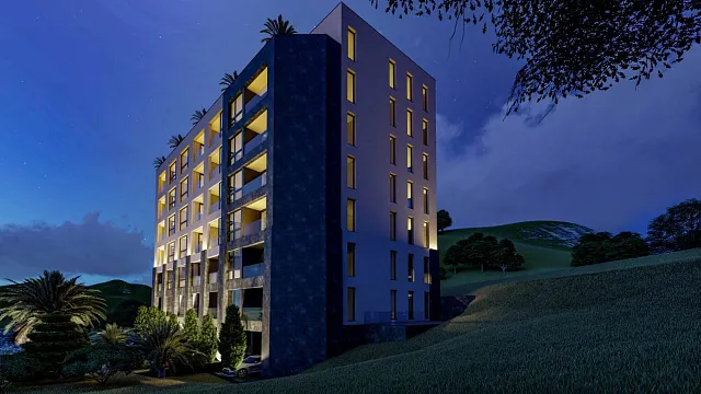 Newly built apartments in Becici in an attractive location